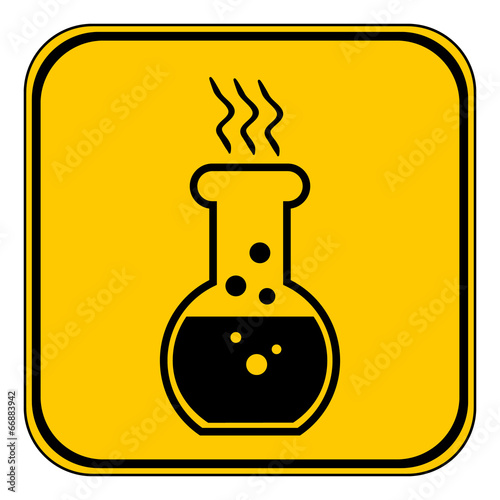 Danger chemicals sign