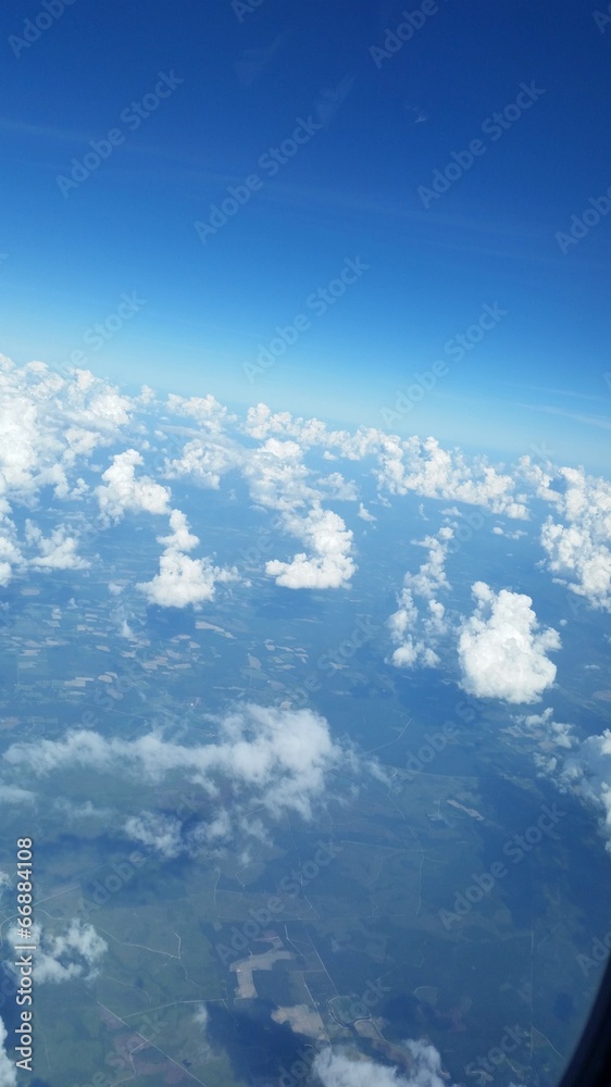 Fototapeta premium Blue sky background