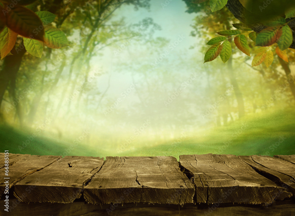 Obraz premium Spring green background