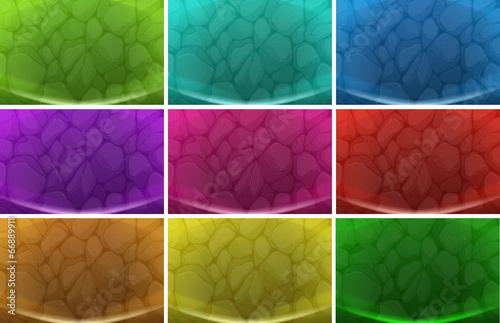 Sets of backgrounds