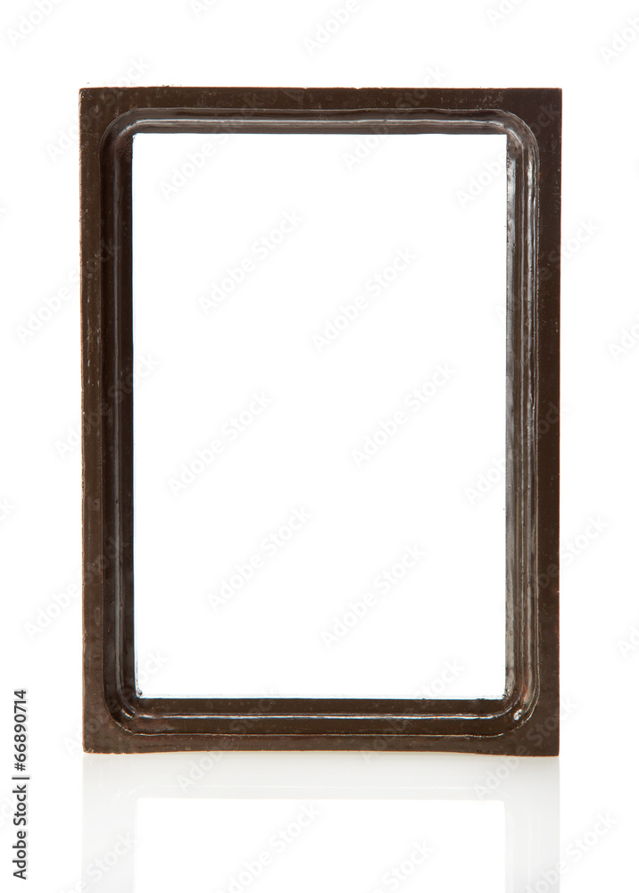 Obraz premium Brown wooden frame for pictures or the photos