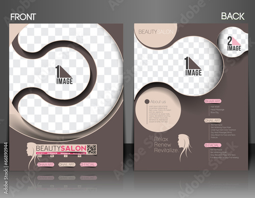 Beauty Care & Salon Flyer & poster Template