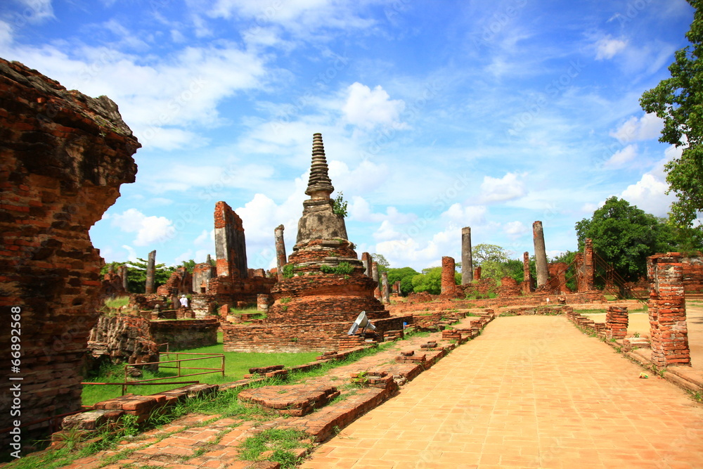 Obraz premium Ayudhya temple Thailand