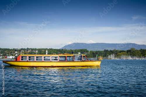 Ferry boat on Lake Geneva
