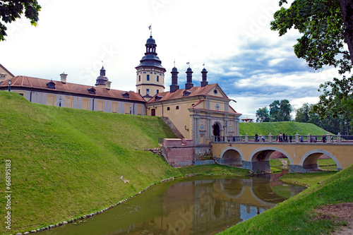 Castle in Nesvizh. Belarus