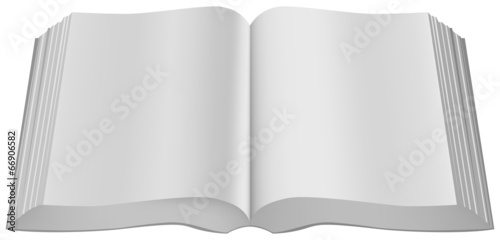 Open big book paperback limp binding