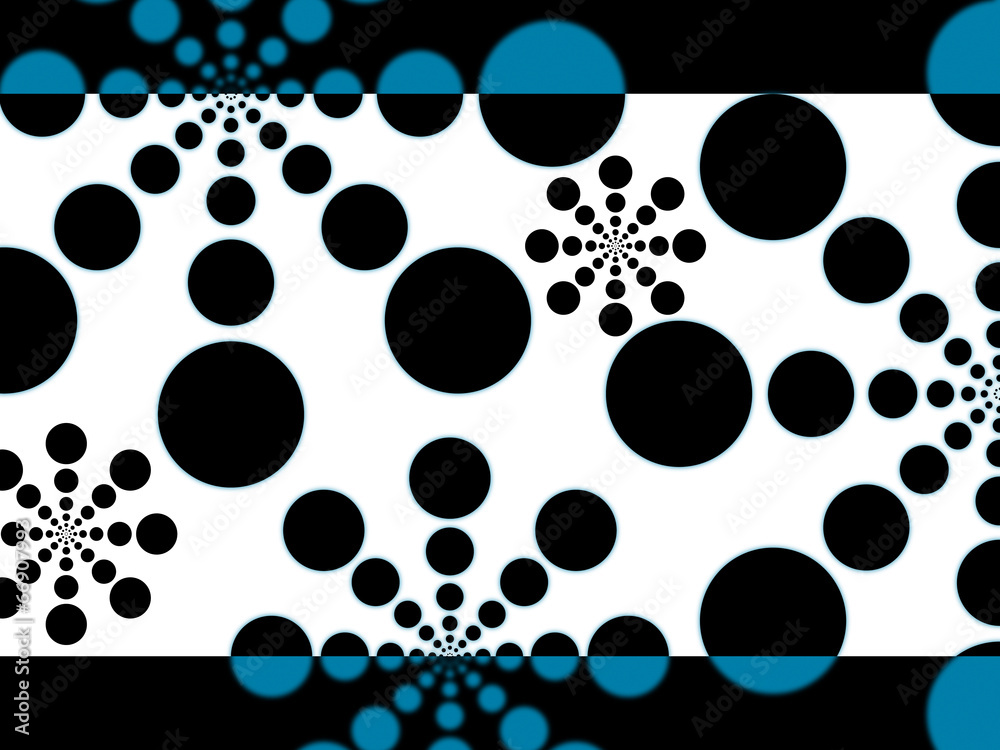 Dots Background Shows Little And Large Circular Shapes. Dots Background Shows Little And Large Circular Shapes.