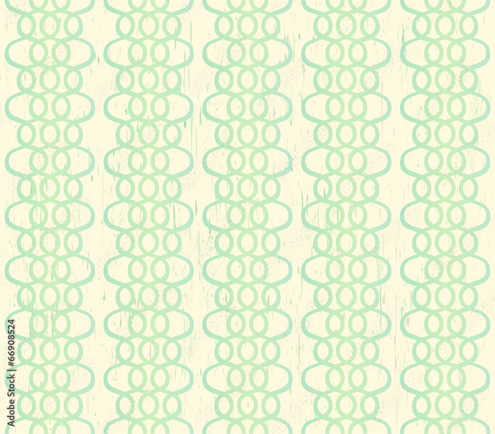 Calming grungy ivory seamless background with green laces
