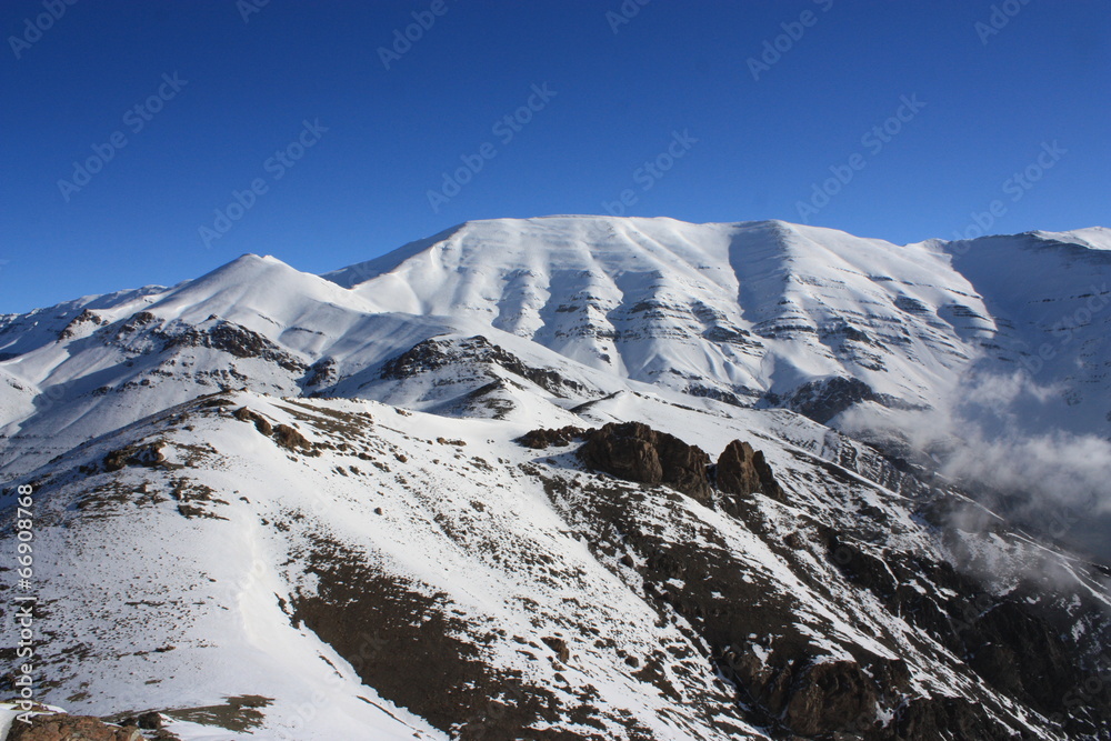 randonnée dans les montagnes d'Iran