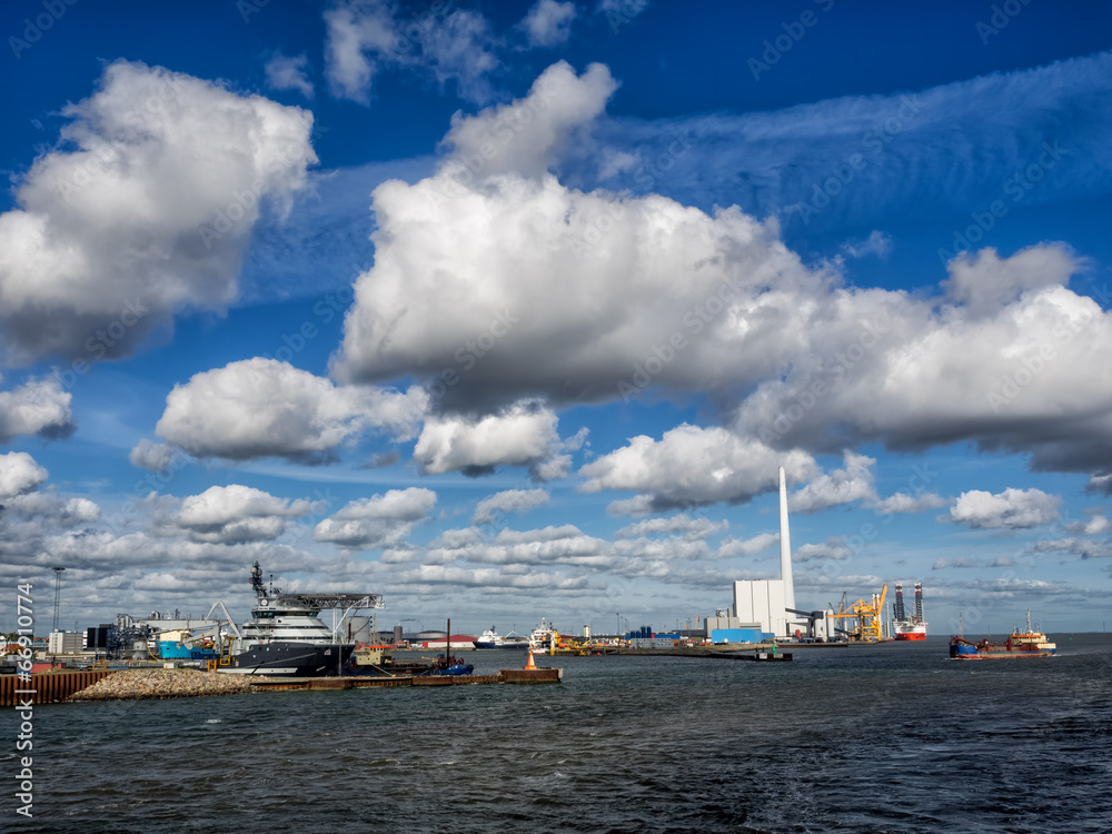 Esbjerg harbor Denmark, Metropol of energy