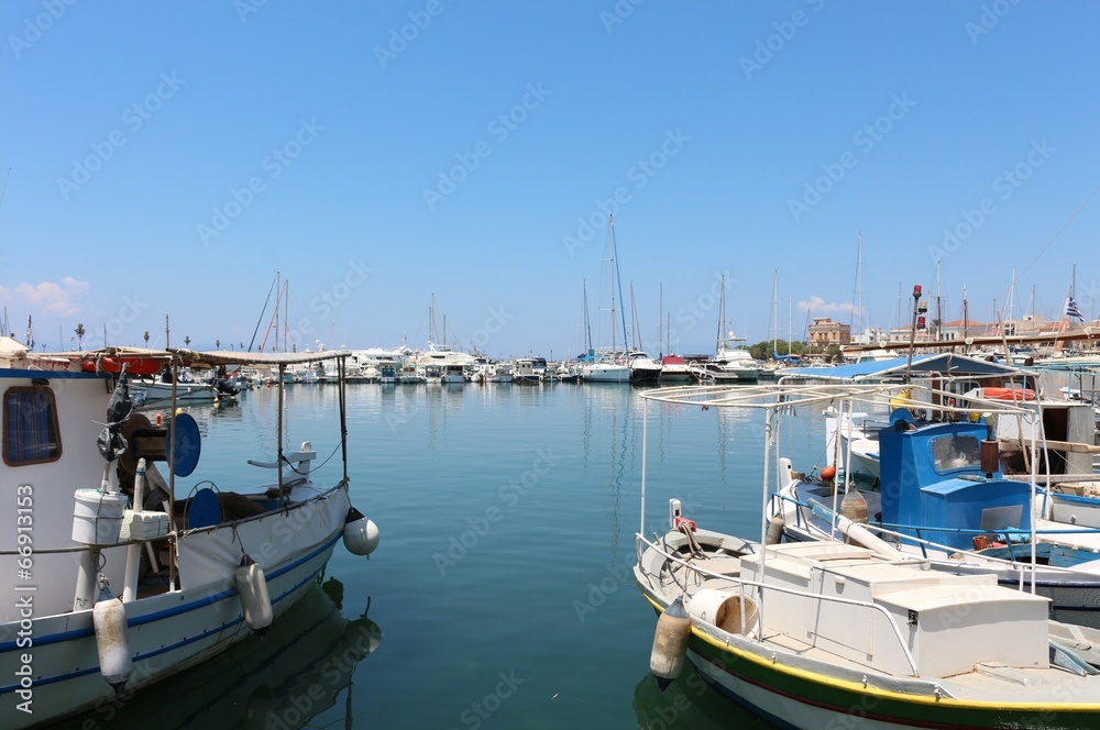 Aegina's port, Greece