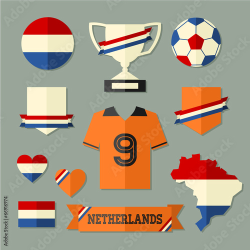 Netherlands Football Icons Collection