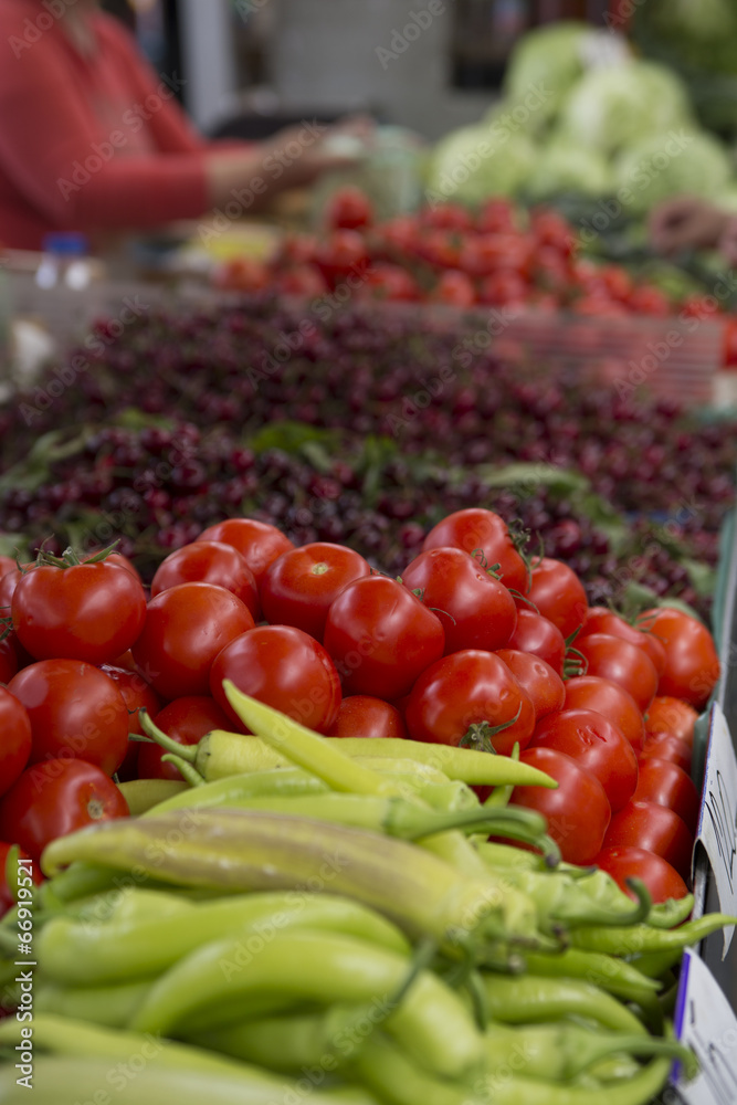 Tomaten vom Markt Tomaten vom Markt