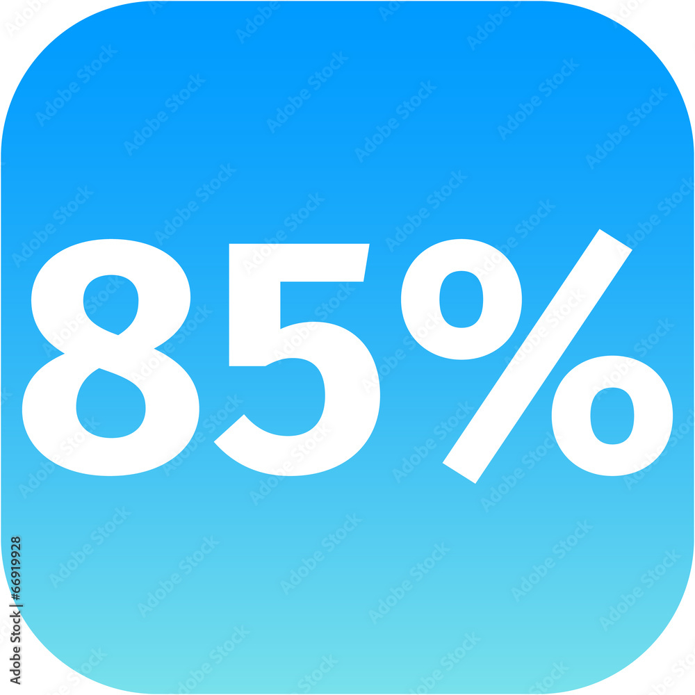 85 percent icon