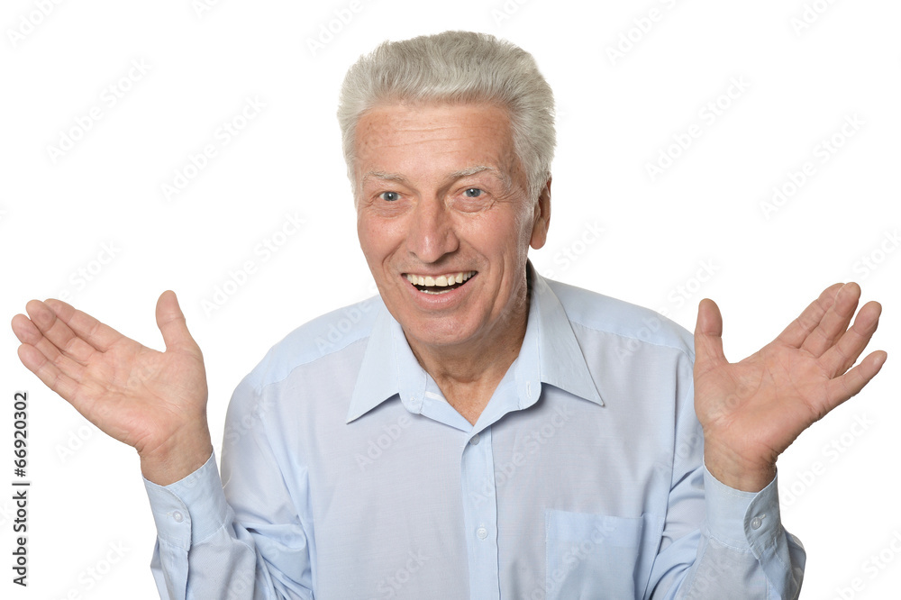 Portrait of a senior man Portrait of a senior man