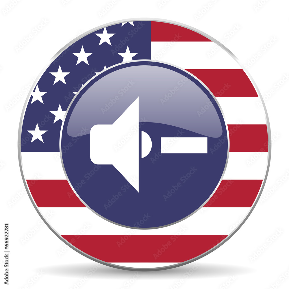 speaker volume american icon