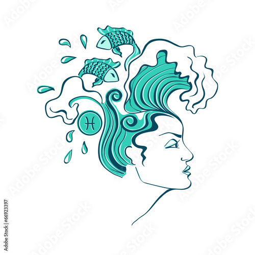Zodiac sign of Pisces