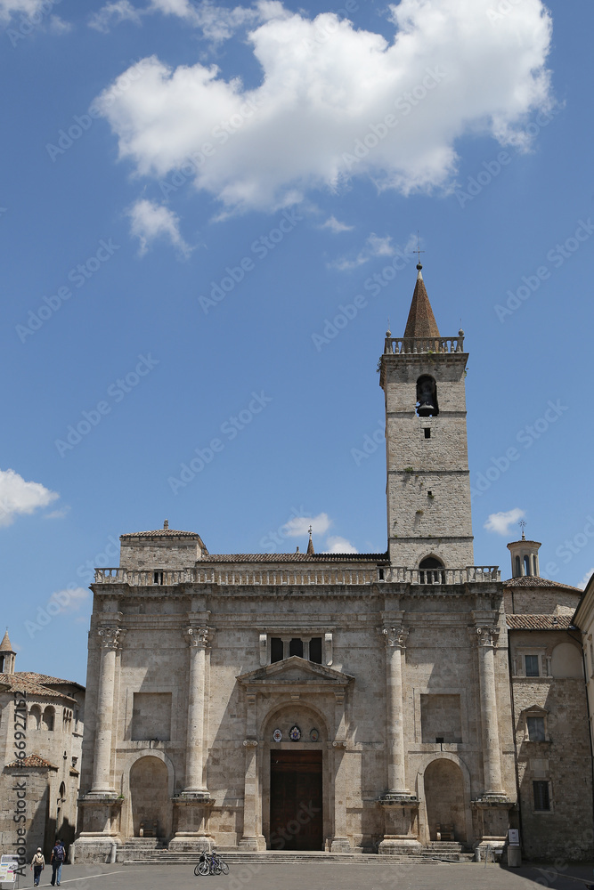 the Cathedral of St. Emidio in Arringo Square - Ascoli Piceno