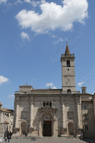 the Cathedral of St. Emidio in Arringo Square - Ascoli Piceno