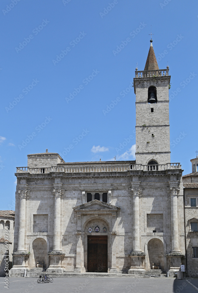 the Cathedral of St. Emidio -Ascoli Piceno, Italy