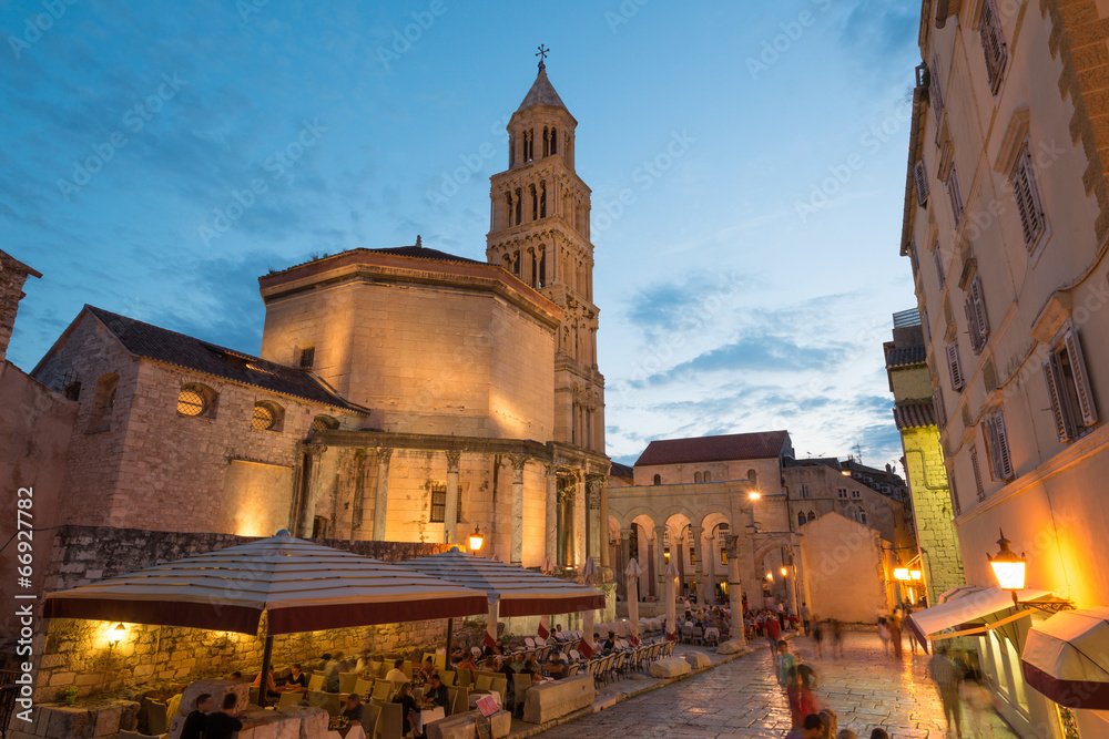 Cathedral of Saint Domnius in historic Split, Croatia