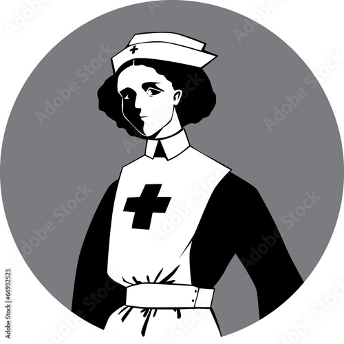 World War One Nurse Clipart