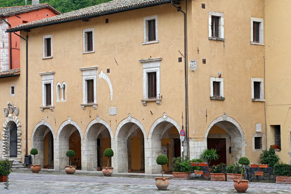 Glimpse of Visso, beautiful village - Italy