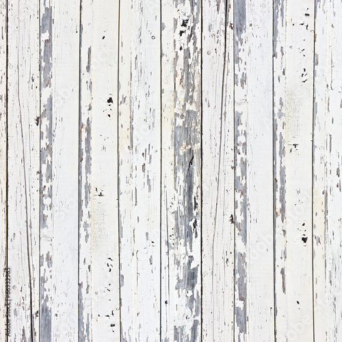 Old white wood plank background.