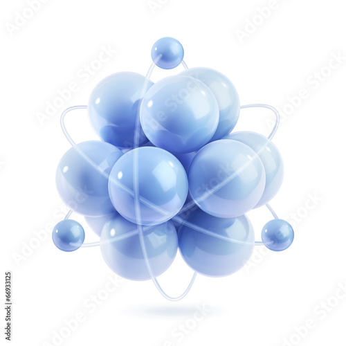 Molecule icon vector