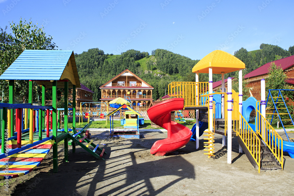 Playground in the Tourist complex Playground in the Tourist complex