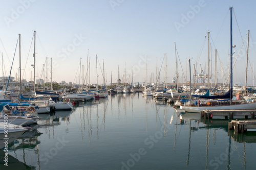 Утро в гавани Ларнаки. Кипр © sikaraha