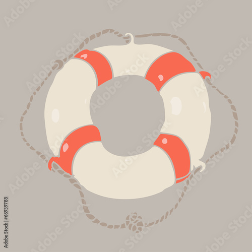 lifebuoy hand drawing