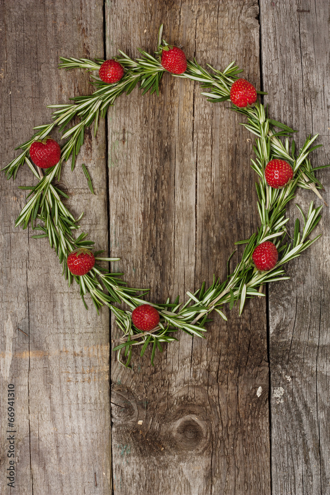 Wreath of rosemary