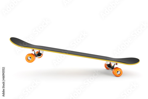 Skateboard isolated on white background