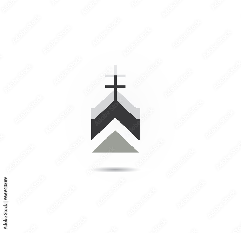 church icon vector