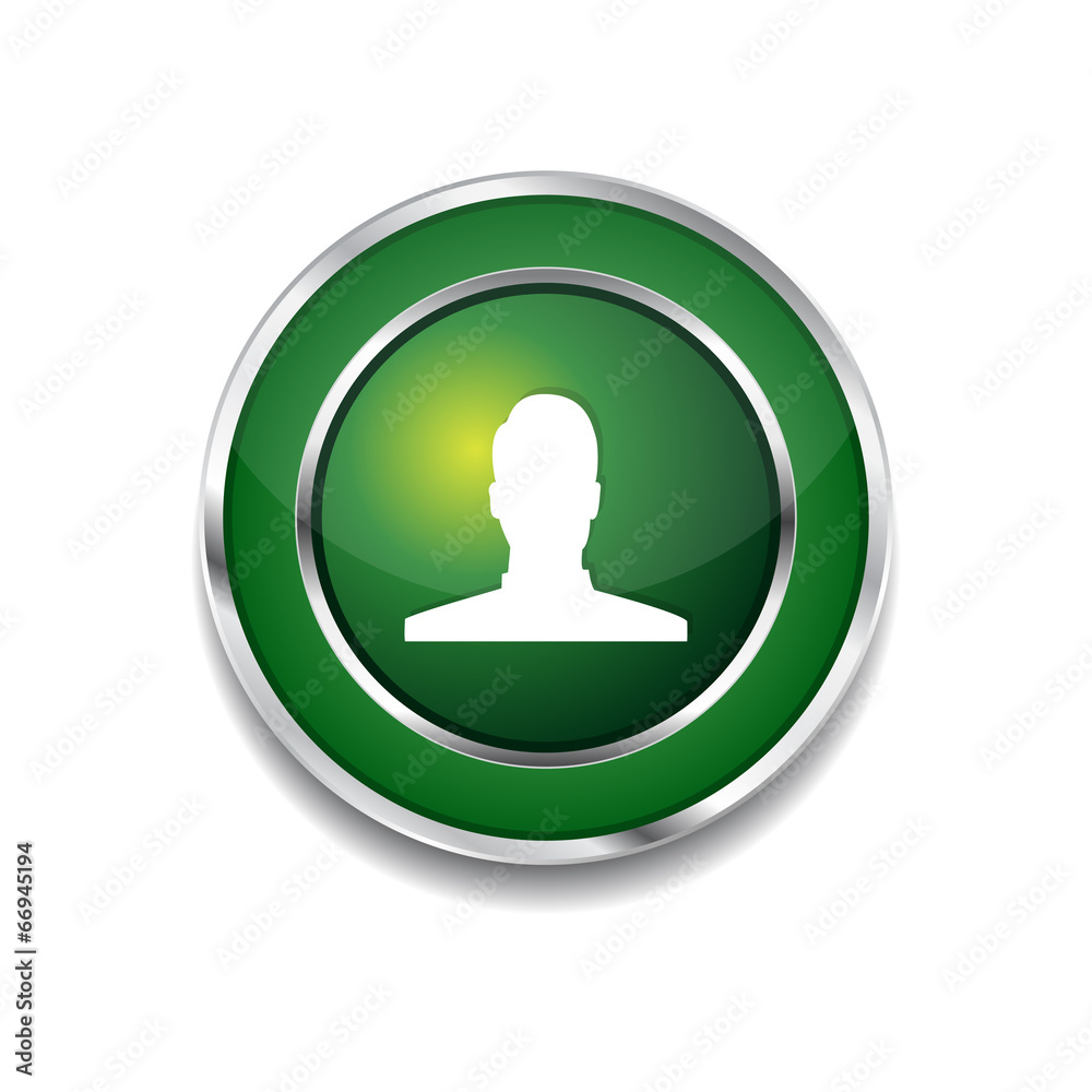 User Circular Vector Green Web Icon Button User Circular Vector Green Web Icon Button
