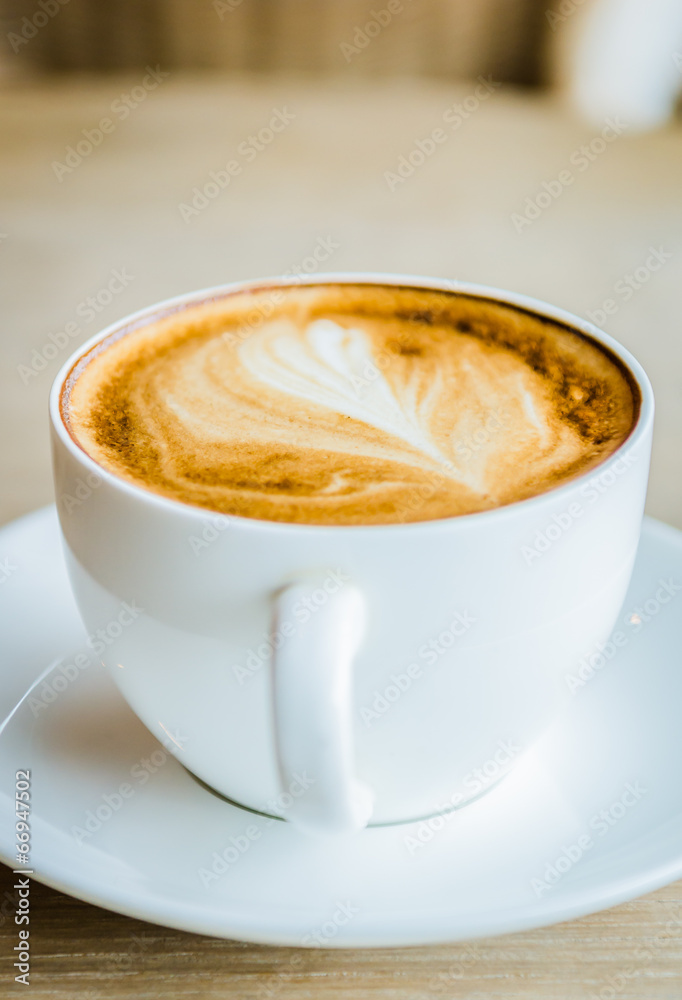 Latte coffee