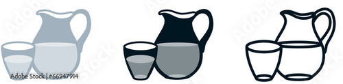 picto carafe d'eau