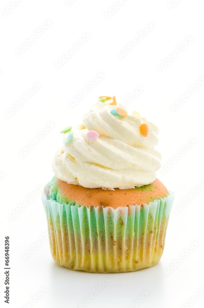 Cupcakes isolated on white background Cupcakes isolated on white background