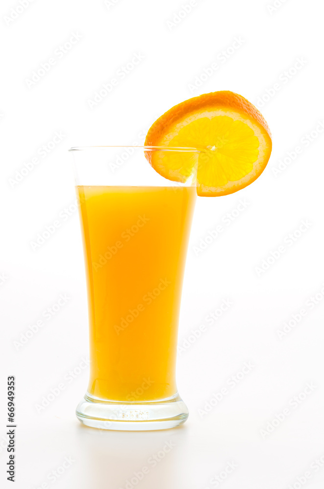 Orange juice glass Orange juice glass