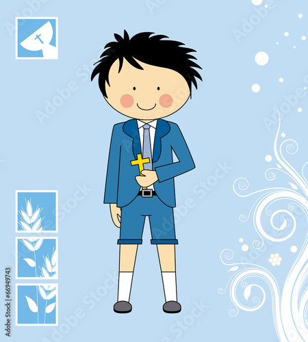 Boy First Communion