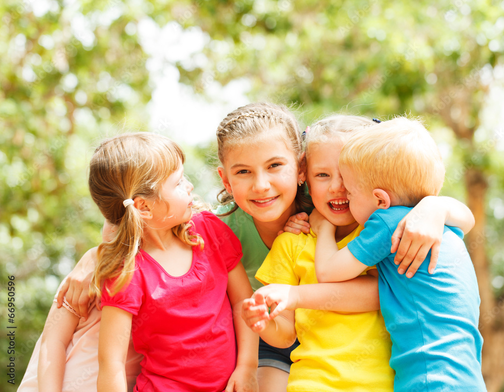 Fototapeta premium Children In park