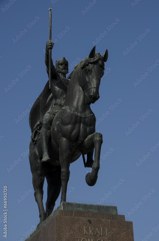 Obraz premium king statue