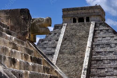 chichen itza temple,kukulkan photo