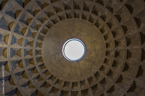 The Dome of the Pantheon in Rome