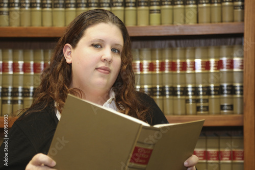 Law Library, Female Attorney