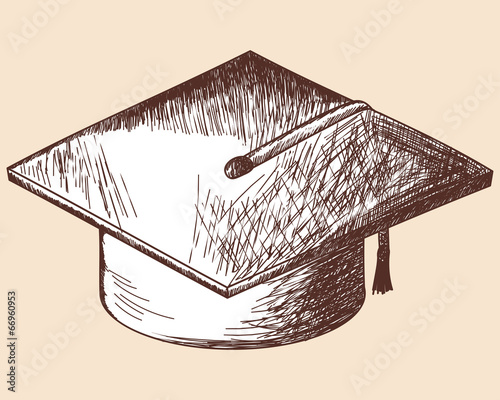 Graduation cap  sketch