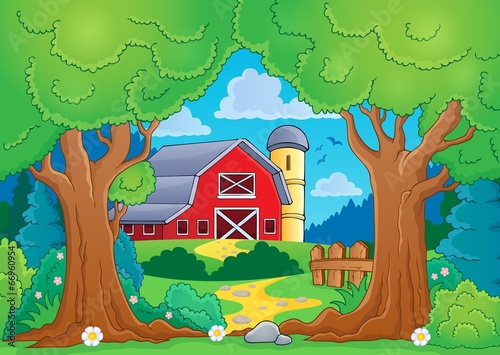 Tree theme with farm 4