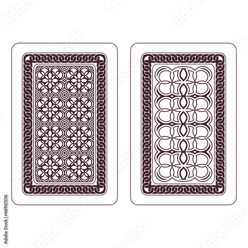 Design of playing cards
