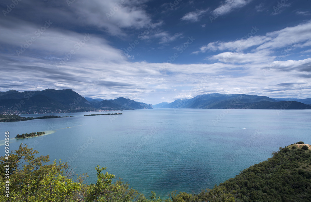panoramic view of lake Garda